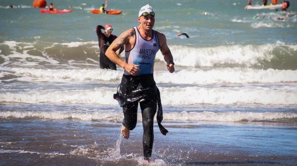Lucas Martini clasificó en el quinto puesto en lo que fue la primera fecha del Triatlón MH.
