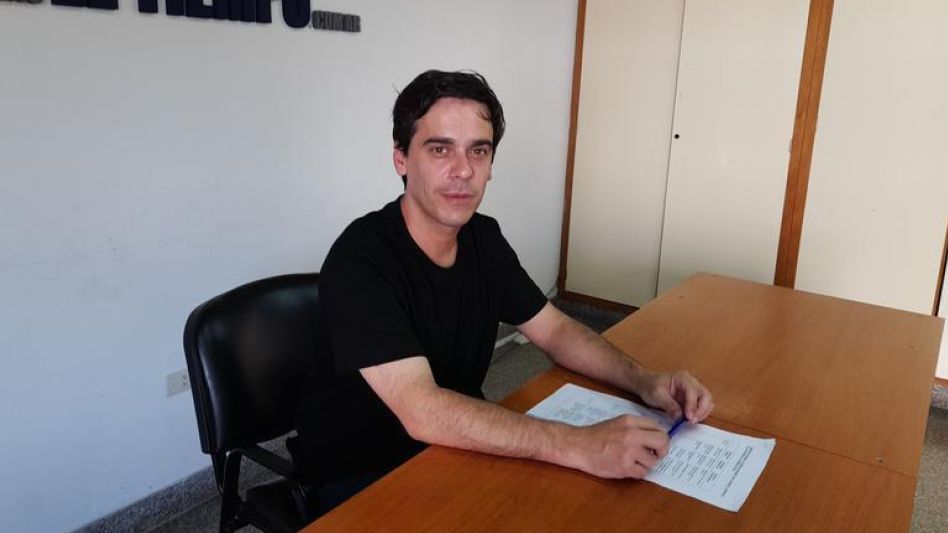 l concejal de la Unión Cívica Radical, Agustín Puyou, durante la entrevista que le brindó el viernes pasado a diario EL TIEMPO.    AGUSTÍN SCALCINI