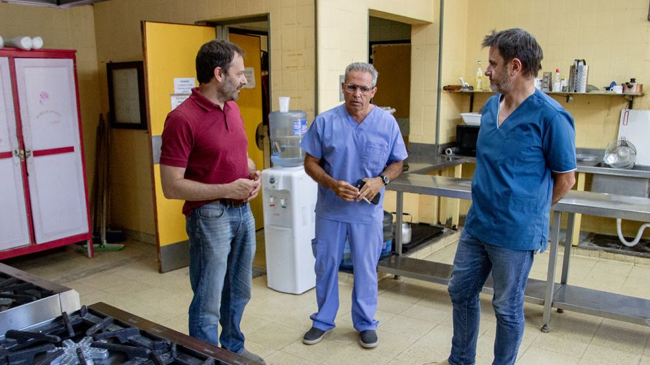 Trabajos de acondicionamiento en la cocina del Hospital Pintos