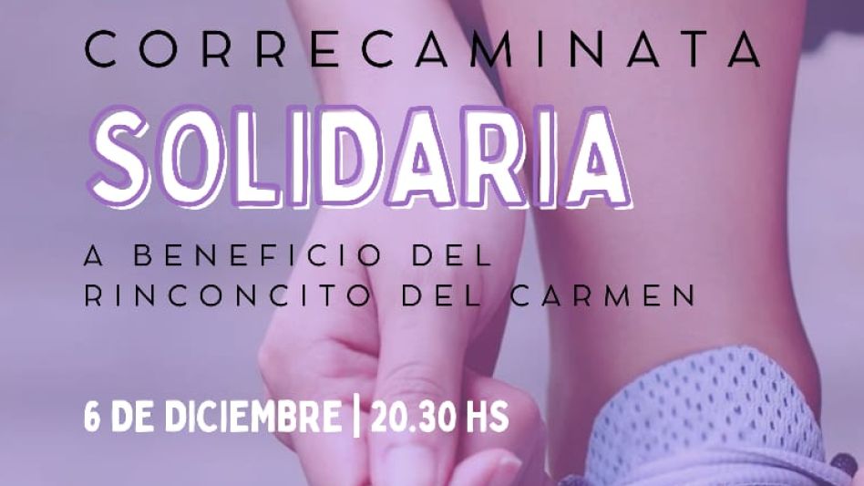 Correcaminata a beneficio del Rinconcito del Carmen