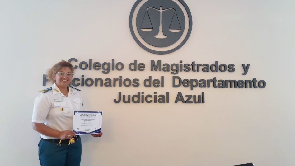 Distinguieron a la directora de la cárcel de mujeres de Azul 
