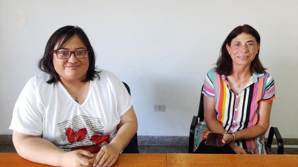 Las integrantes de la asociación civil Índigo de esta ciudad Romanella del Valle y Vilma Sarno el día que fueron entrevistadas por diario EL TIEMPO.    AGUSTÍN SCALCINI