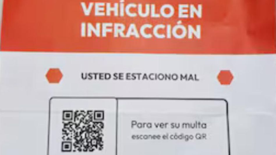 El QR apócrifo que se conoció recientemente. 
