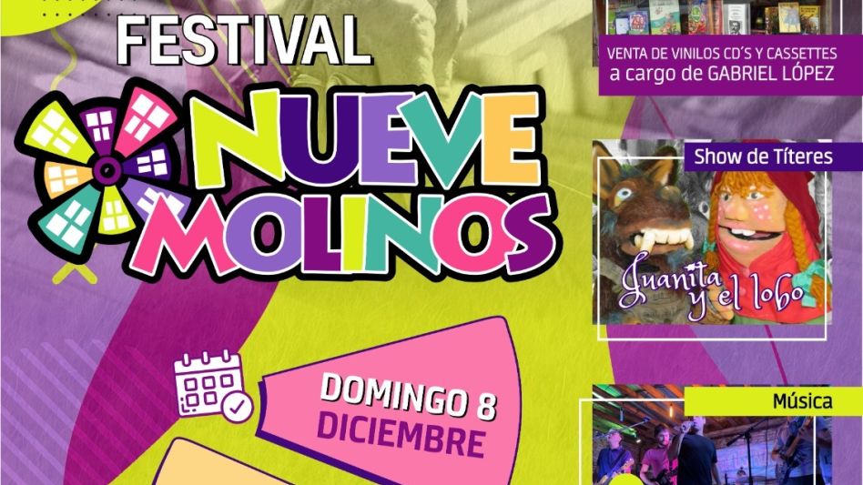   AECA realizará la nueva edición  del Festival "Nueve Molinos"