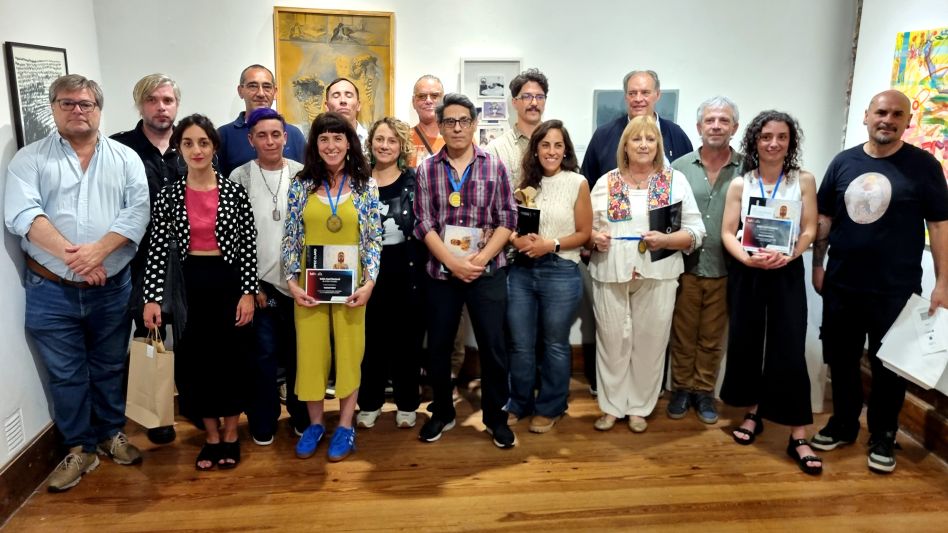 Se realizó la premiación del XXXIX Salón Azul Nacional de Artes Visuales