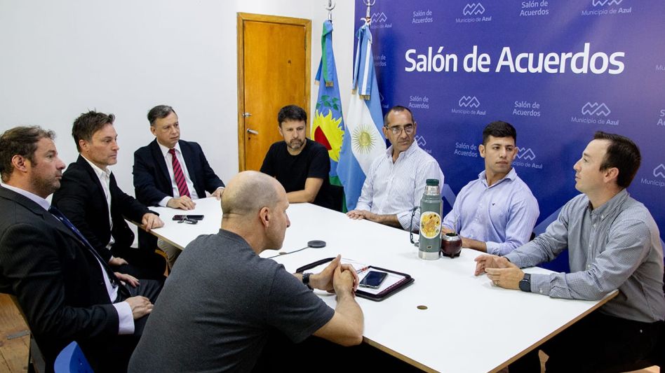 El Fiscal General departamental Azul fue invitado a participar de una reunión de trabajo con el Intendente