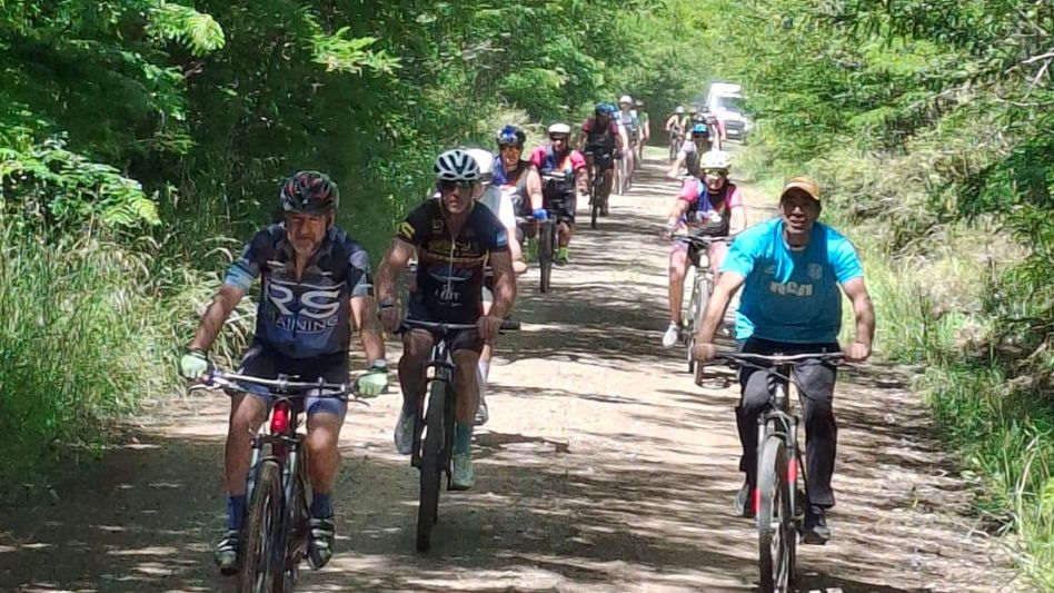 Conectados: se realizó la bicicleteada a Colonia Nievas