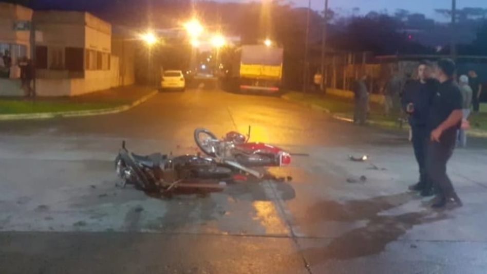Los dos menores lesionados en esta colisión tuvieron que ser hospitalizados. FOTO: EPDS AZUL/PBA