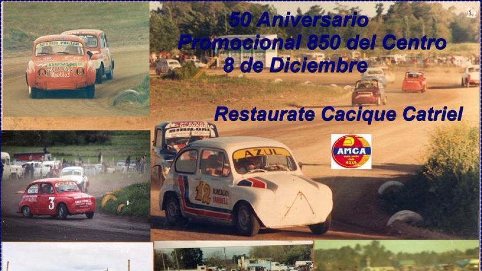 Afiche que promociona la fiesta por los 50 años de la creación de la Promocional del Centro.