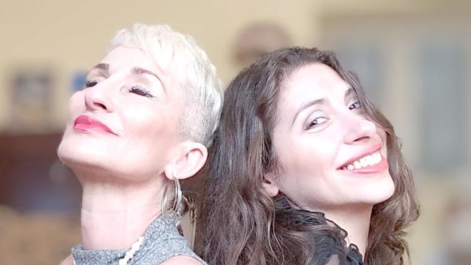Inés Parmigiani y Laura Albertengo, juntas. 