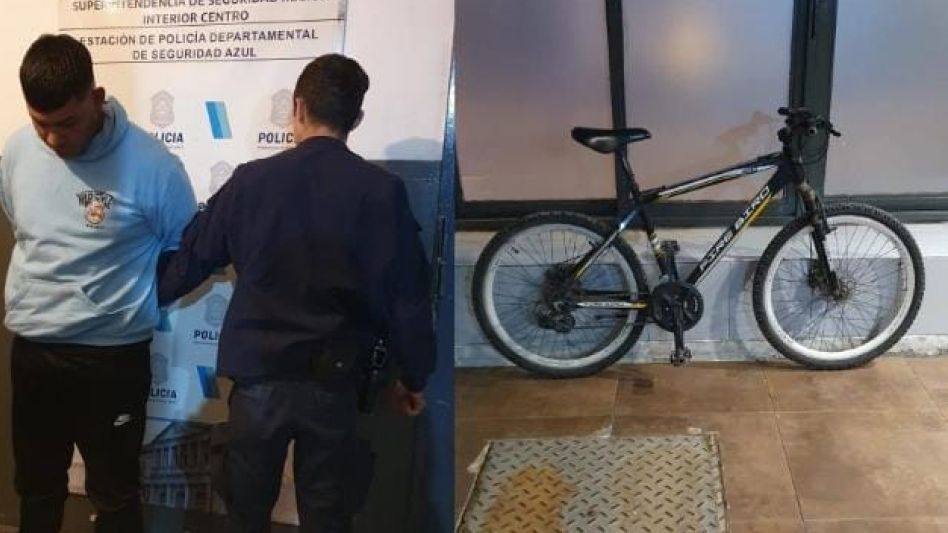 El mayor de edad aprehendido por este hecho. Al igual que el menor, luego recuperó la libertad. FOTO: PBA