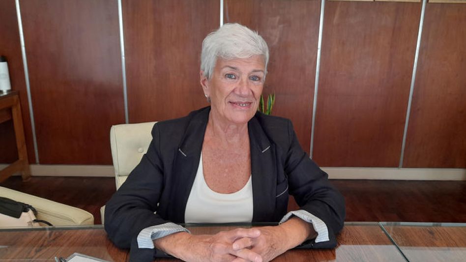 La abogada y profesora Mónica Pinto durante la charla que mantuvo con este diario el día que visitó esta ciudad para recibir el título Honoris Causa de la Facultad de Derecho de la UNICEN.  AGUSTÍN S