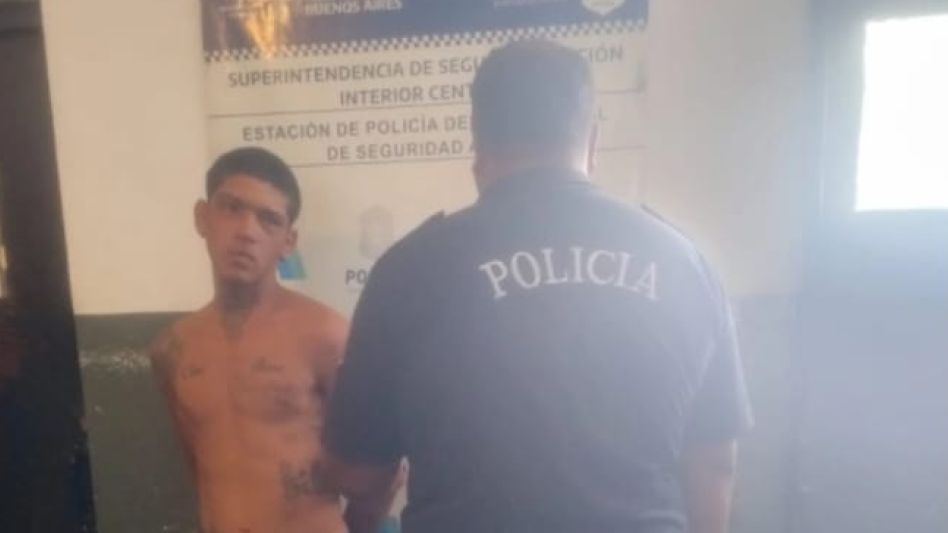 El aprehendido por este caso de violencia familiar es un joven que tiene 23 años de edad, según lo informado. FOTO: PBA