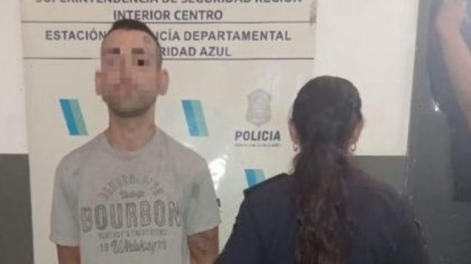 Detuvieron a un azuleño para cumplir una  condena por un intento de robo y un hurto