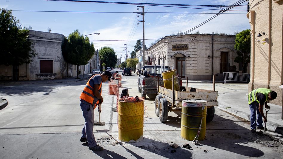 Culminaron los trabajos de reconstrucción de la bocacalle de 9 de Julio y Rauch