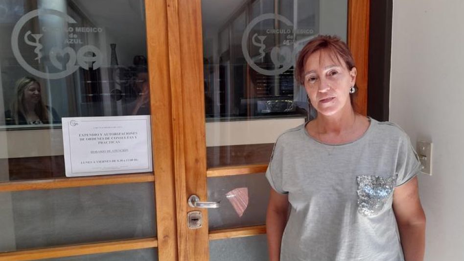 La actual presidenta del Círculo Médico de Azul, Dra. Andrea Añorga, durante una de las entrevistas que le brindó a este matutino.    ARCHIVO/AGUSTÍN SCALCINI