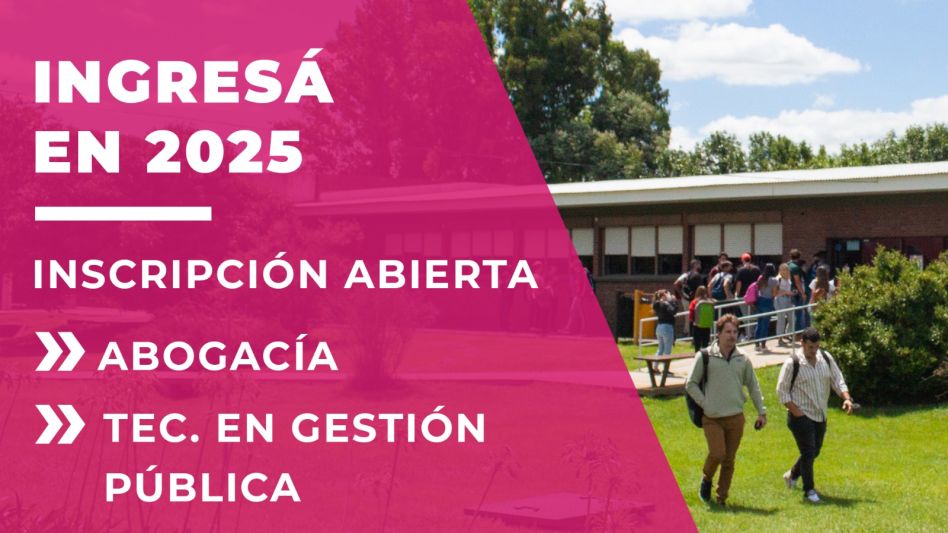 Ingreso 2025 en Facultad de Derecho