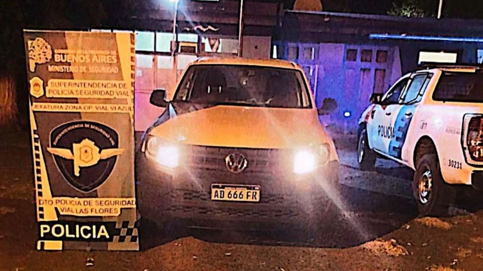 Los investigados, de nacionalidad boliviana, viajaban en una camioneta Volkswagen Amarok. FOTO: JUSTICIA FEDERAL/AZUL