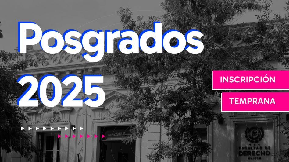 La Facultad de Derecho UNICEN tiene abierta la inscripción a los posgrados para el año 2025.