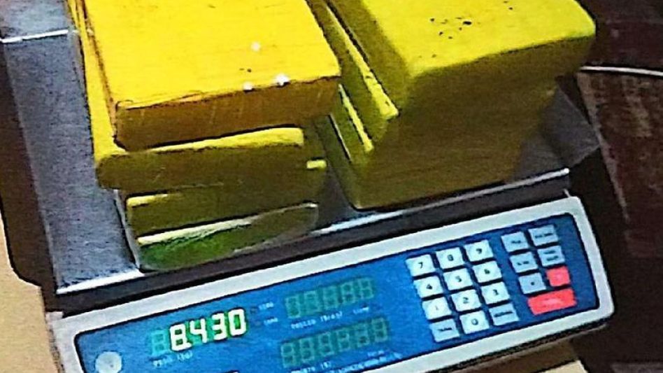 Los panes de cocaína secuestrados en poder de la pareja procesada por esta infracción a la Ley 23.737 pesaron, en total, más de ocho kilos.  ARCHIVO/EL TIEMPO