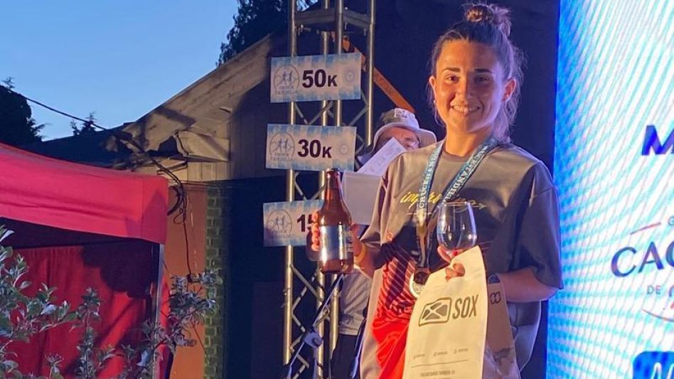  Lola Prat corrió en la prueba de 15 kilómetros y se impuso en su categoría de 15 a 30.