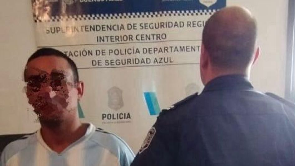 El acusado de ingresar a robar a un taller mecánico permanece en la comisaría primera local. FOTO: EPDS AZUL/PBA