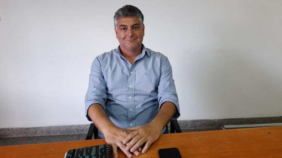 El director de Transporte del Municipio de Azul, Ricardo Méndez, durante la entrevista que le brindó a diario EL TIEMPO. 