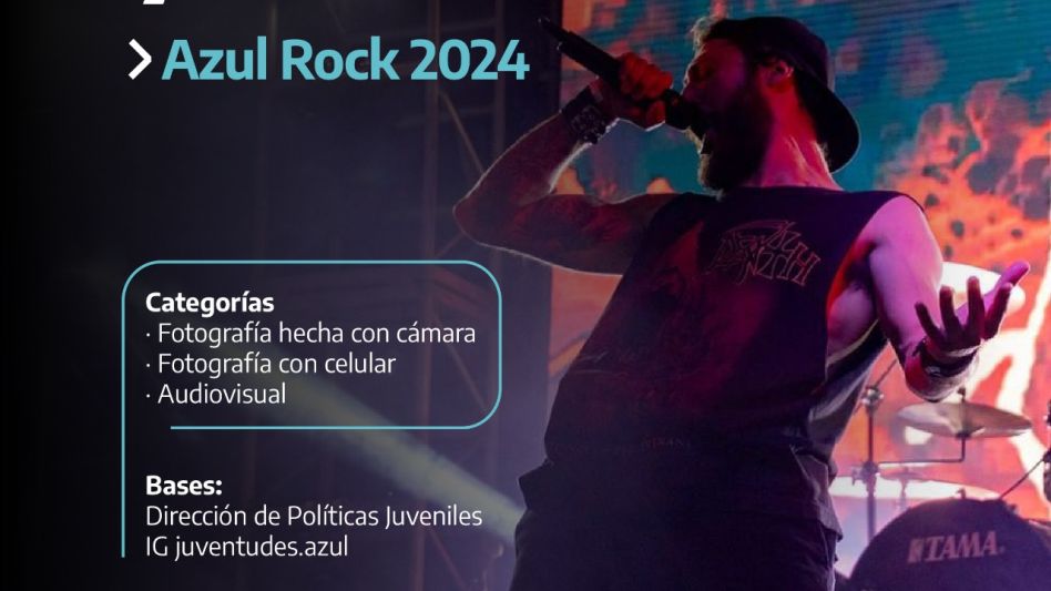 Azul Rock 2024: concurso de fotografía y audiovisual