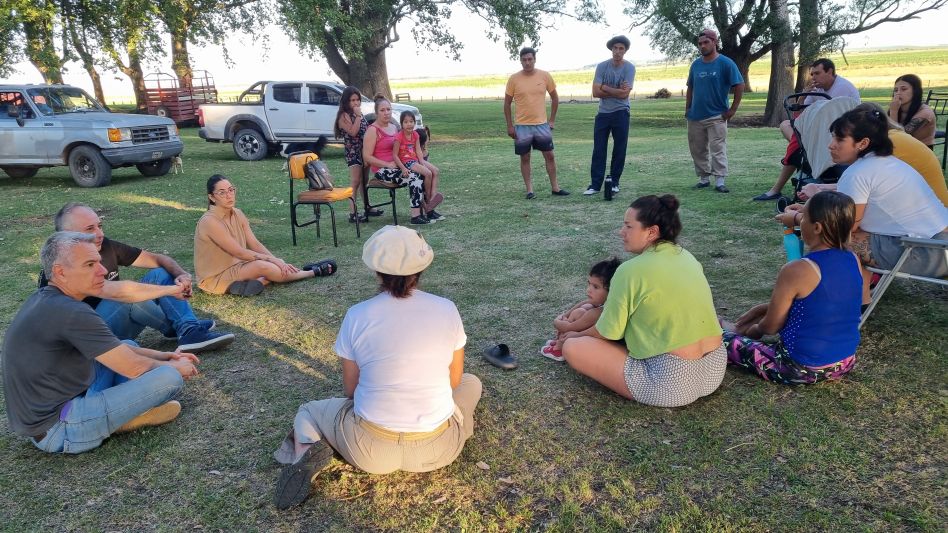 Recorrida y acciones en la zona rural