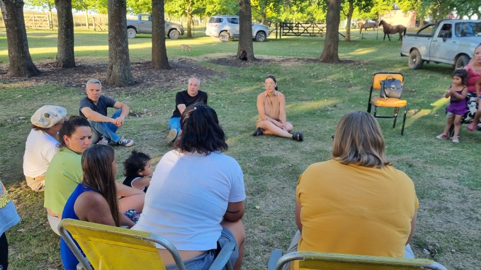 Recorrida y acciones en la zona rural