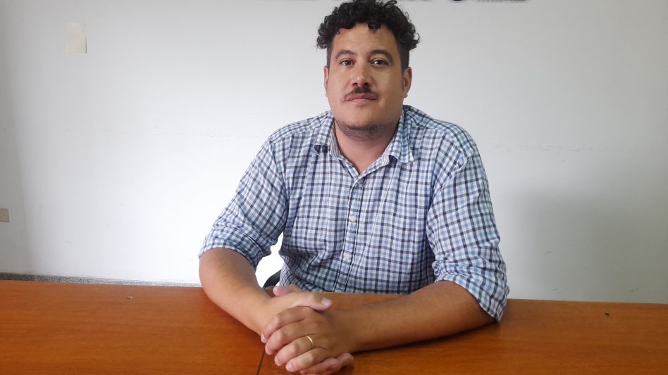 El subsecretario de Ingresos Públicos de la Comuna, Santiago Uriarte, durante la charla que mantuvo ayer con diario EL TIEMPO.