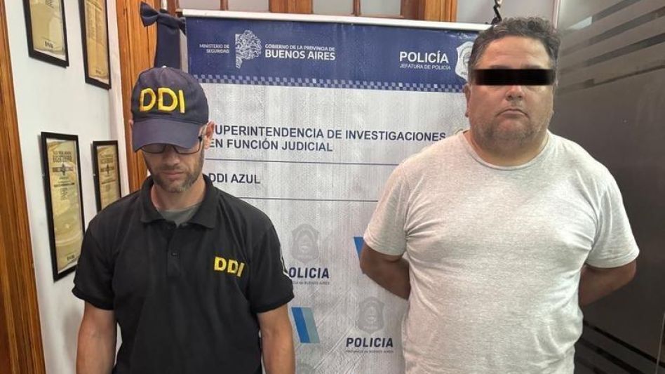 Ramón Omar Vélez, el detenido por el asesinato del martillero Eduardo Antonio Bustos. 