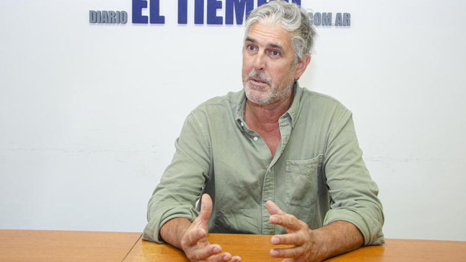 El actual presidente de la Sociedad Rural de Azul, Hernán Moreno.
