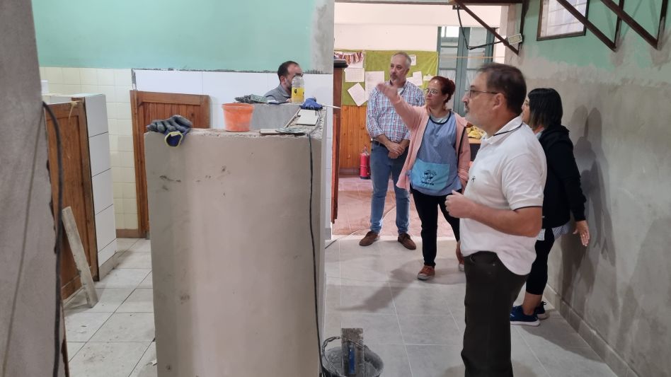 Recorrida por la obra de ampliación del Jardín 916