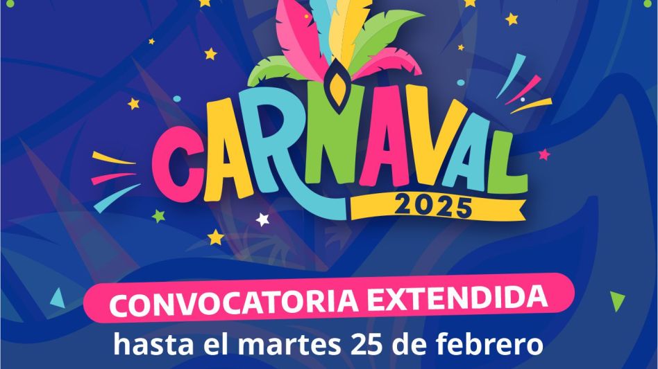 Se extiende la convocatoria para participar   del Carnaval Azul y el Carnaval Infantil