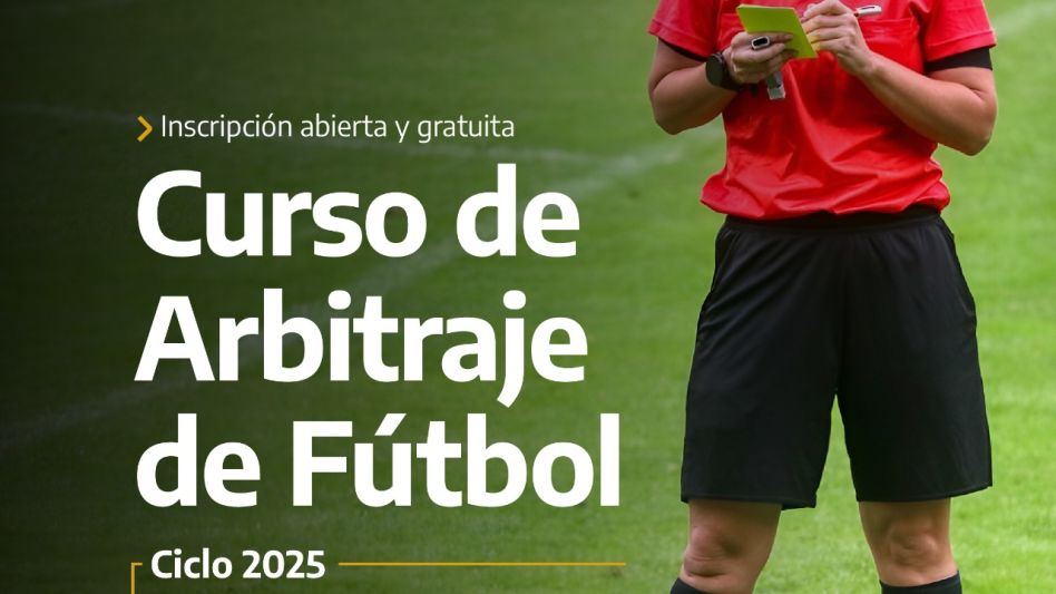 Inscripción para el Curso de Arbitraje de Fútbol