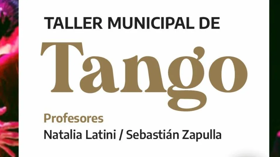 Inscripción al Taller de Tango Municipal