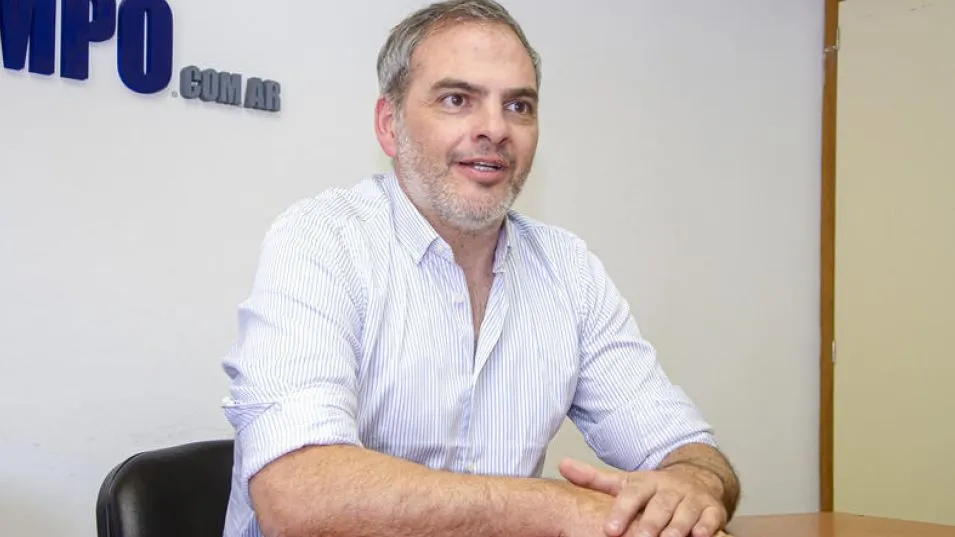 Ing. Gustavo Vitale, secretario de Obras y Servicios Públicos, durante la entrevista con EL TIEMPO. NACHO CORREA