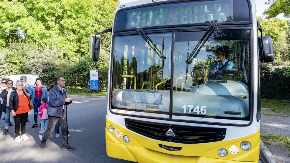 Comenzó el servicio de transporte a Pablo Acosta