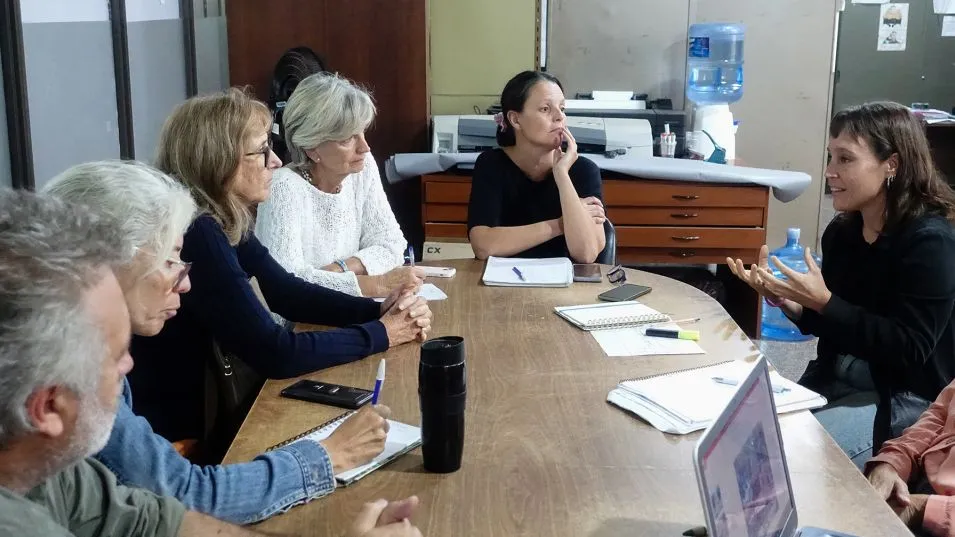 Integrantes del Consejo de Arbolado se reunieron con funcionarios de Obras  Públicas