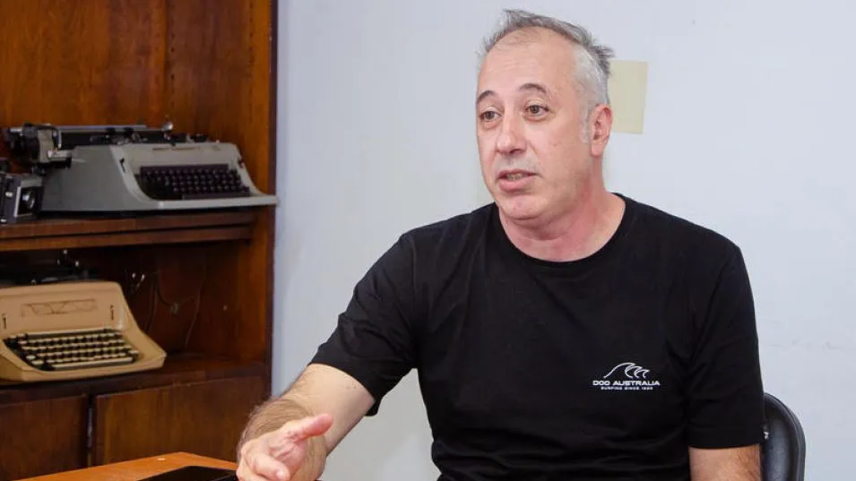 Leandro Ferraro, presidente del Consejo Escolar. FOTOS NACHO CORREA 