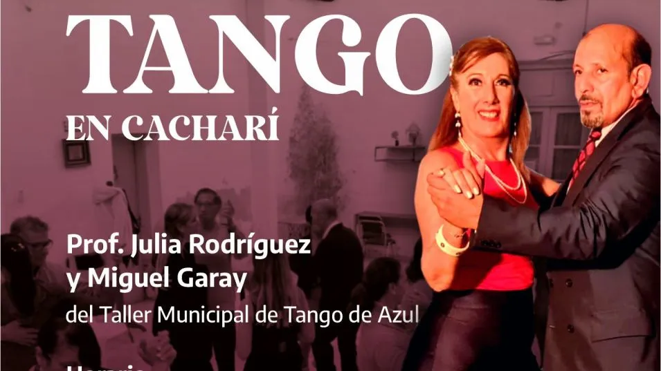 El tango llega a Cacharí: clases abiertas para la comunidad