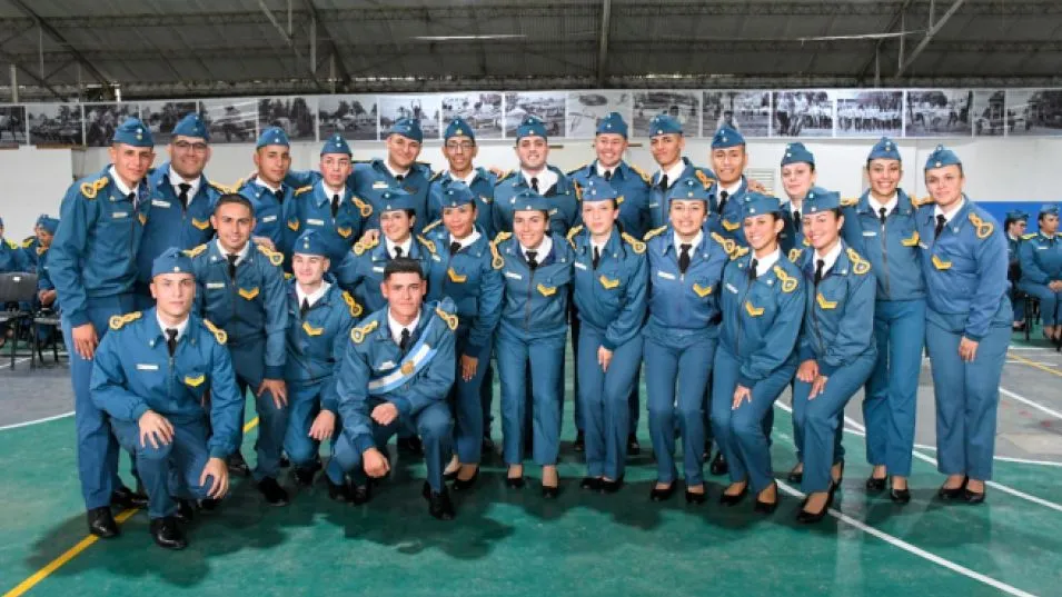 Los cadetes listos para comenzar sus estudios