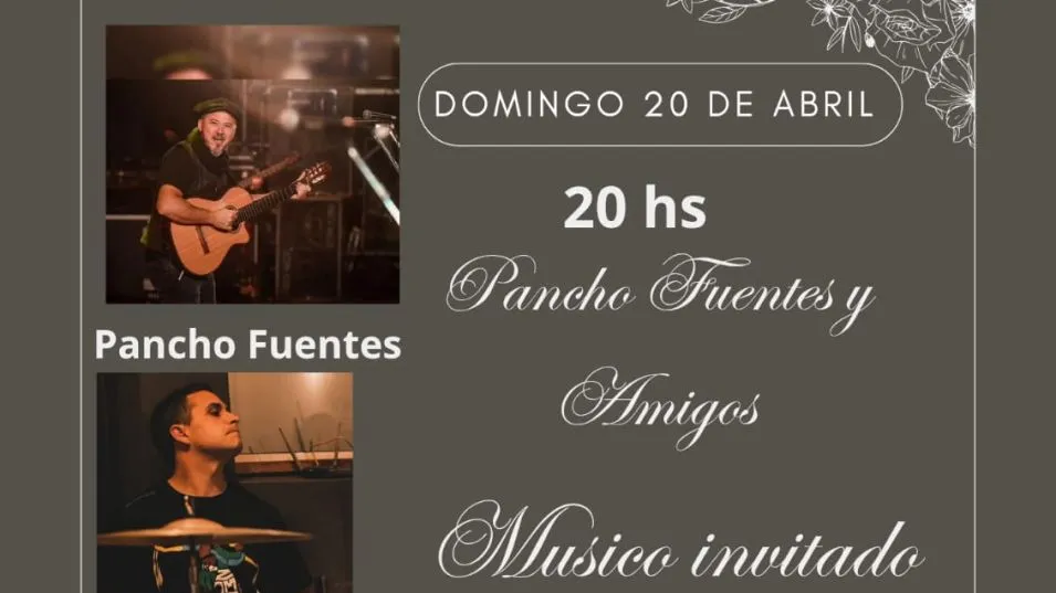 Recital íntimo: Pancho Fuentes y su banda
