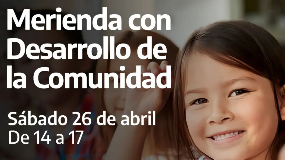 El Municipio de Azul invita a una nueva edición del programa "Merienda con Desarrollo de la Comunidad" en Cacharí