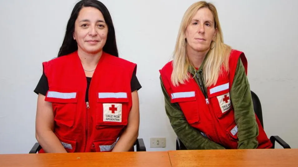 Josefina Rodríguez Borda y Lourdes Díaz durante la entrevista que le brindaron a diario EL TIEMPO.    NACHO CORREA