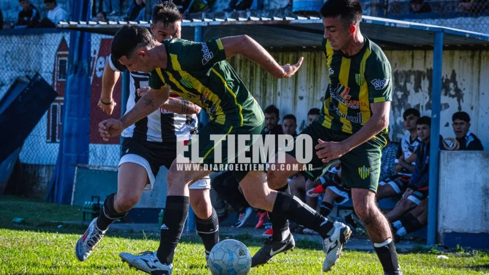 Piazza y Alumni no se sacaron diferencias e igualaron en un tanto en el cotejo que se disputó en la cancha de Cemento. NICOLÁS MURCIA