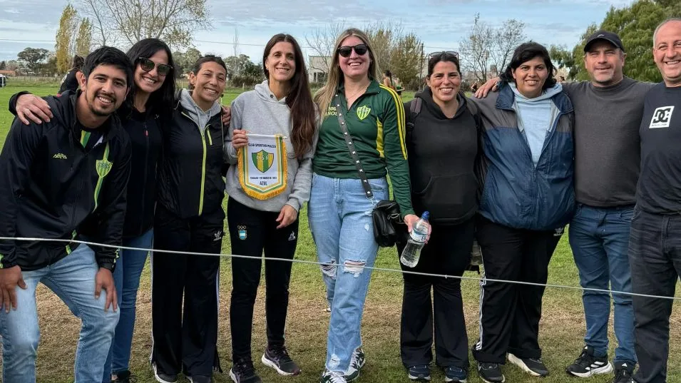 La ex Leona Inés Arrondo estuvo en Azul