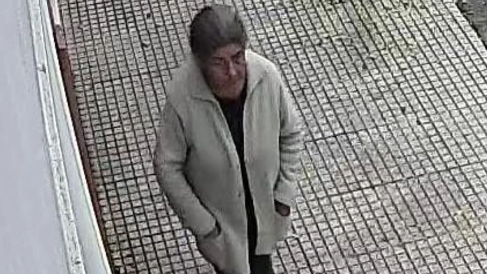 Una de las últimas imágenes con vida de la vecina, captada anteayer por una cámara de seguridad. FACEBOOK