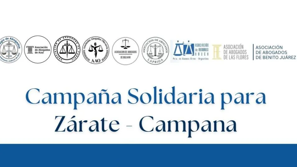 El Colegio de Abogados realiza una campaña  solidaria por los damnificados de Zárate-Campana